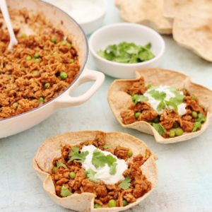 Lamb Keema Chapati Bowls