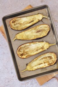 Lamb Stuffed Aubergines 