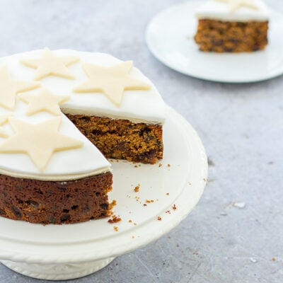 Last Minute Emergency Christmas Cake