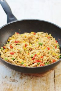 Leftover Chicken and Egg Fried Rice