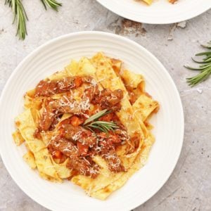 Leftover Lamb Ragu