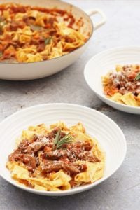 Leftover Lamb Ragu