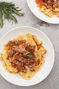 Leftover Lamb Ragu