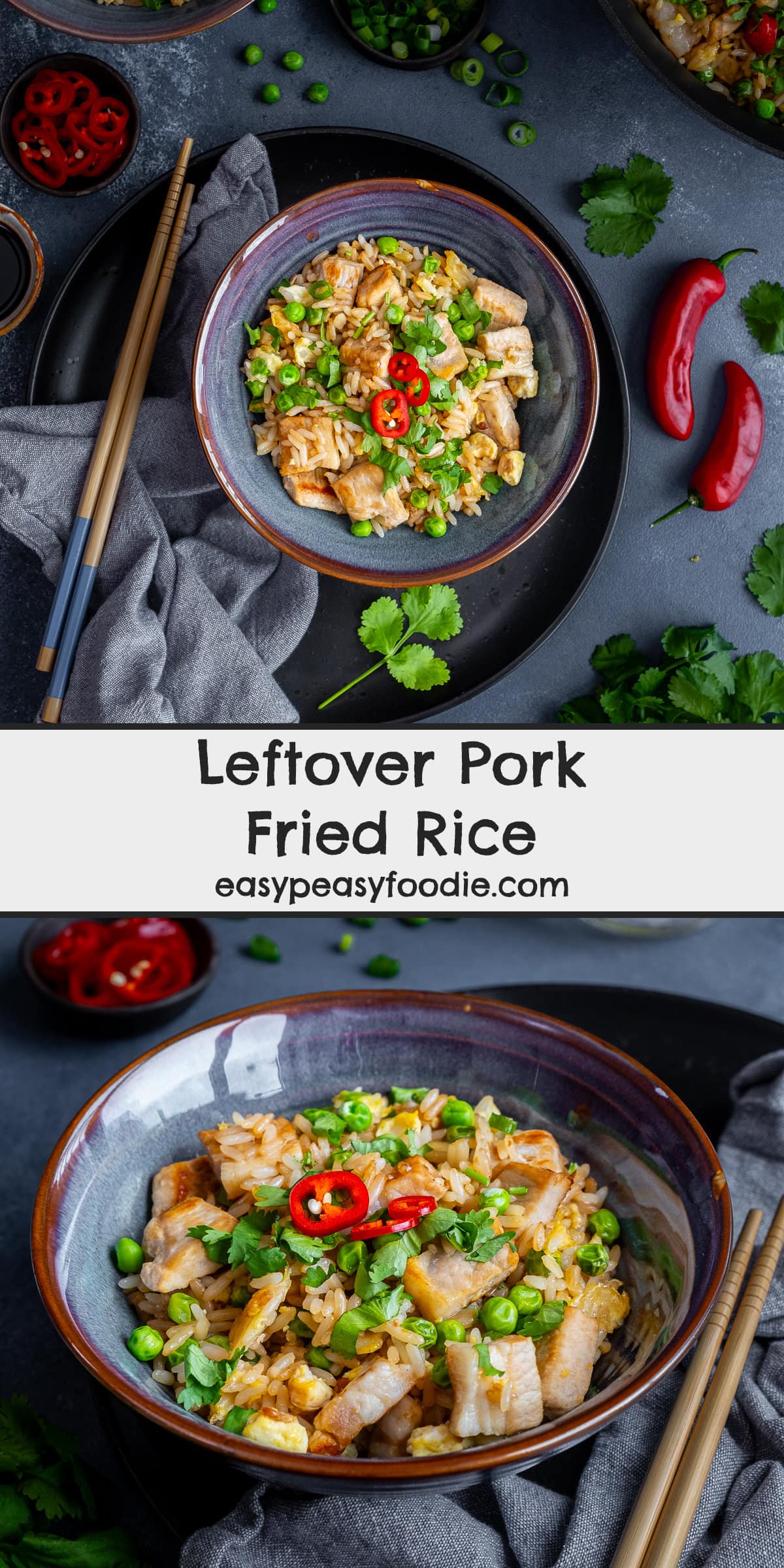 Leftover Pork Fried Rice Pin