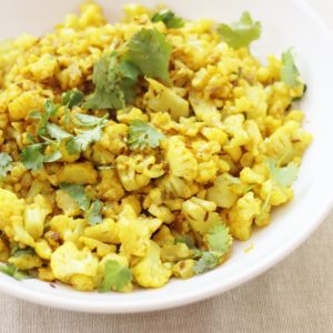 Indian Spiced Cauliflower Rice