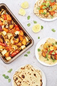 Moroccan Spiced Roasted Vegetable Traybake