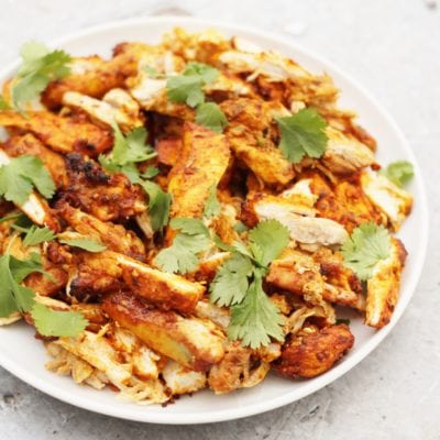 Oven Baked Chicken Shawarma with Garlic Sauce