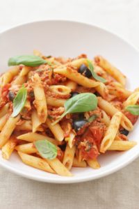 Easy Sicilian Style Tuna Pasta