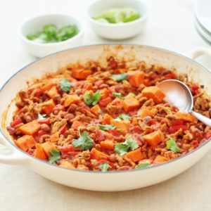 Pork and Sweet Potato Chilli Con Carne