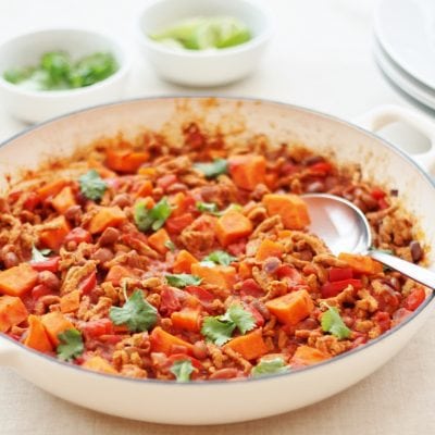 Pork and Sweet Potato Chilli Con Carne