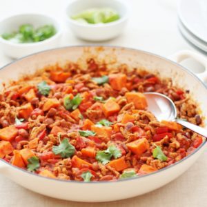 Pork and Sweet Potato Chilli Con Carne