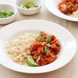 Pork and Sweet Potato Chilli Con Carne