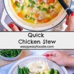 Quick Chicken Stew Pin