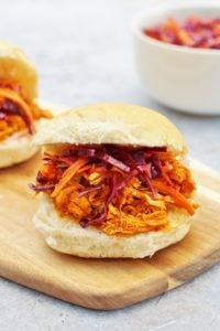 Slow Cooker BBQ Chicken Sliders and Crock-Pot Review