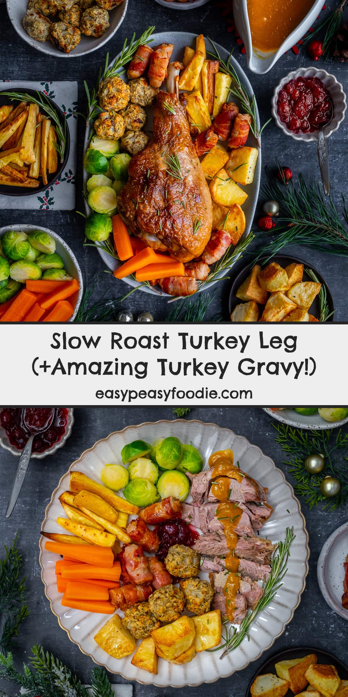 Slow Roast Turkey Leg Pin