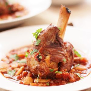 Spanish Red Wine and Lamb Shank Casserole