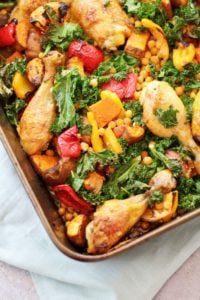 Sticky Harissa Chicken Traybake