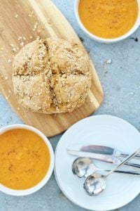 Sweet Potato and Red Lentil Soup 