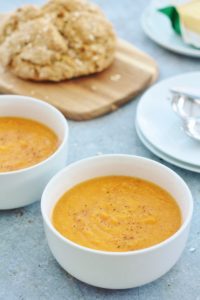 Sweet Potato and Red Lentil Soup 