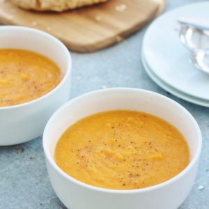 Sweet Potato and Red Lentil Soup