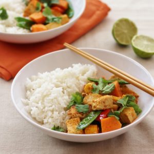 Thai Red Tofu and Sweet Potato Curry