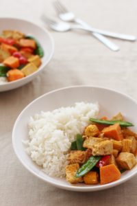 Thai Red Tofu and Sweet Potato Curry