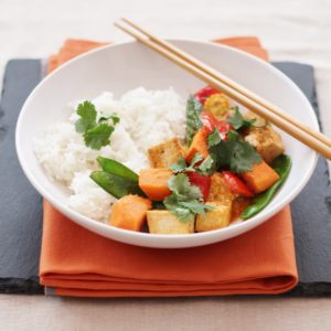 Thai Red Tofu and Sweet Potato Curry