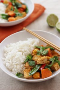 Thai Red Tofu and Sweet Potato Curry