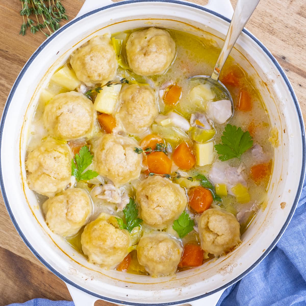 Traditional British Suet Dumplings