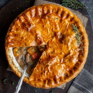 Traditional Suet Crust Steak Pie