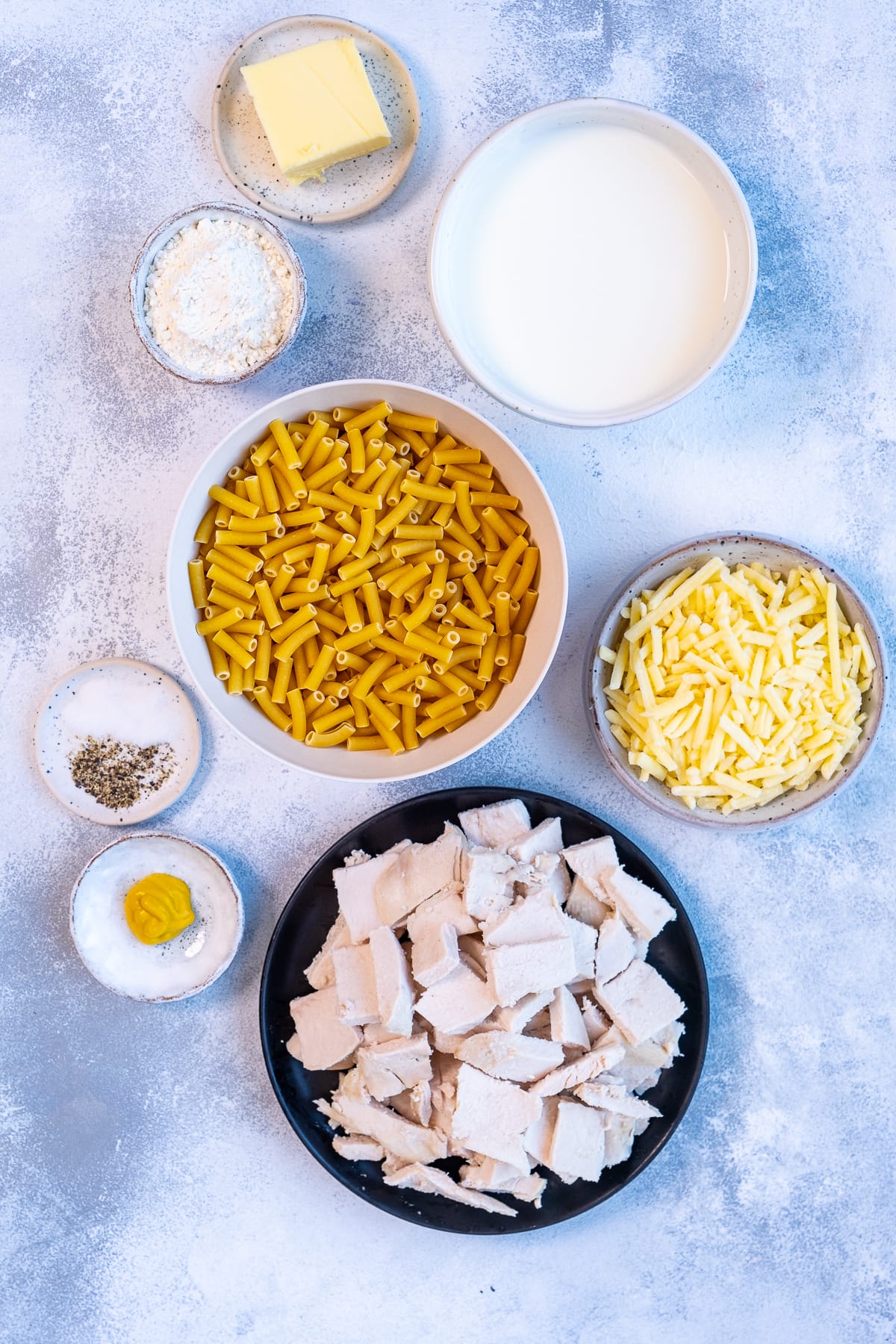 Turkey Macaroni Cheese ingredients