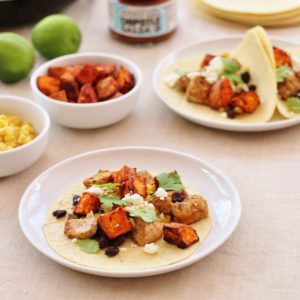 Turkey, Sweet Potato and Black Bean Tacos