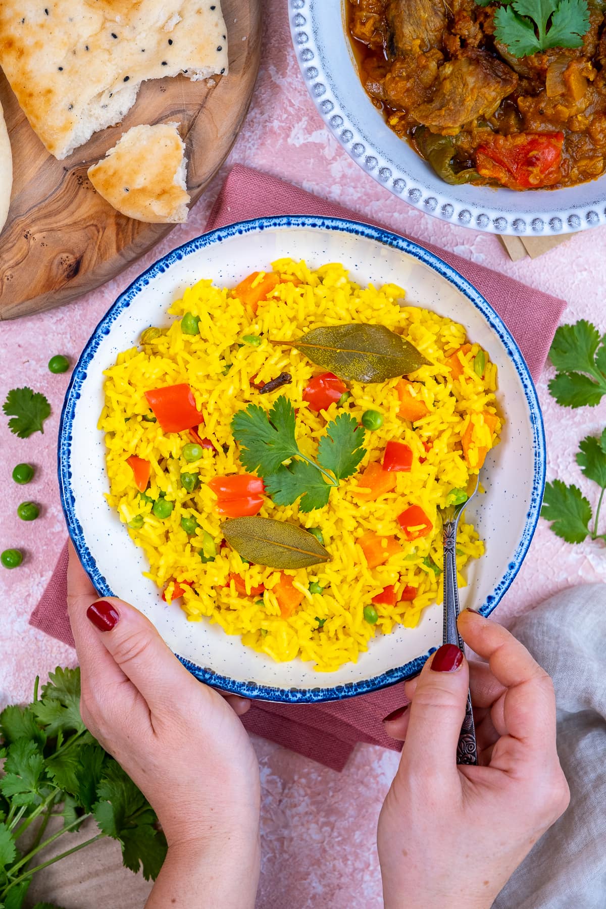 Vegetable Pilau Rice in a bowl