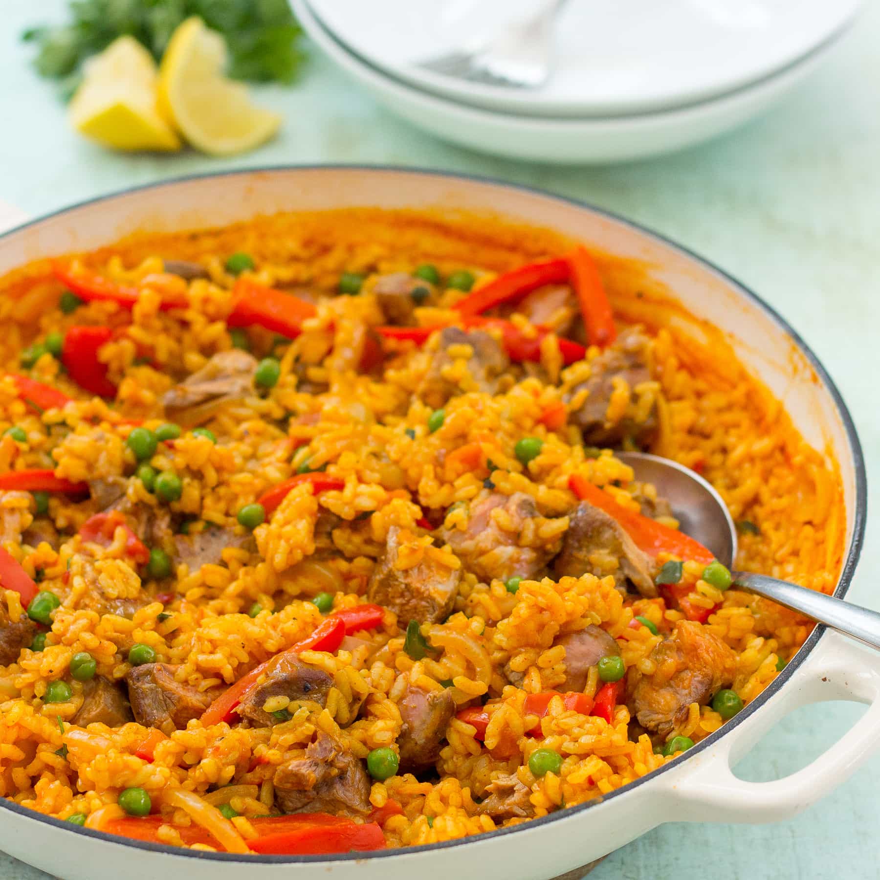 Lamb Paella (Paella de Cordero)