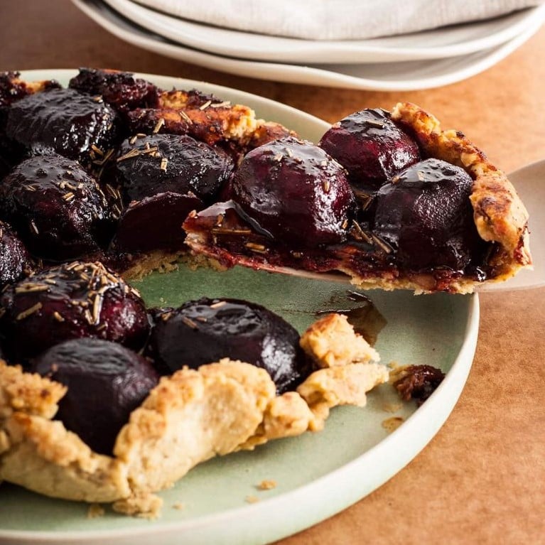 Beetroot, Walnut and Rosemary Tarte Tatin